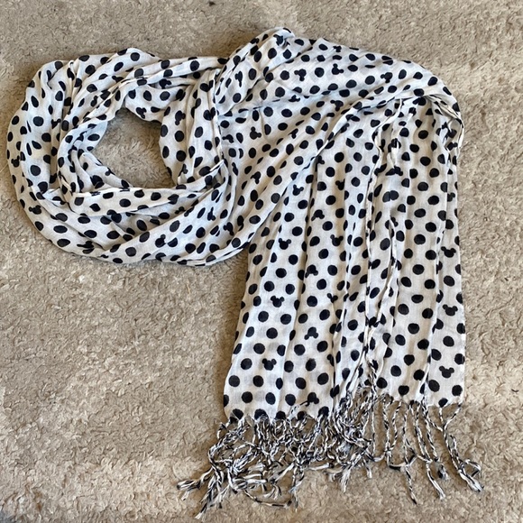 Disney Parks Polka Dot Mickey Scarf - Picture 1 of 2